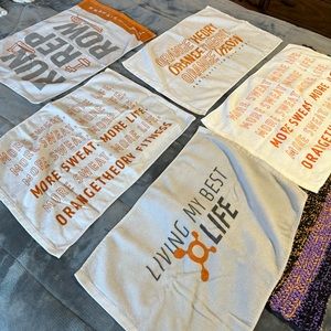 Set of 5 OrangeTheory Fitness Towels